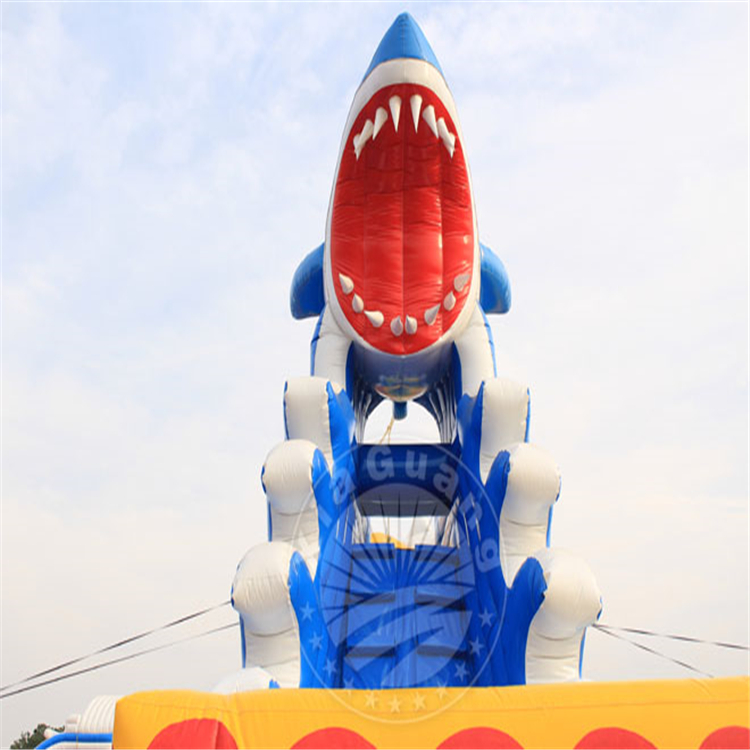 九龙坡充气大鲨鱼水滑梯